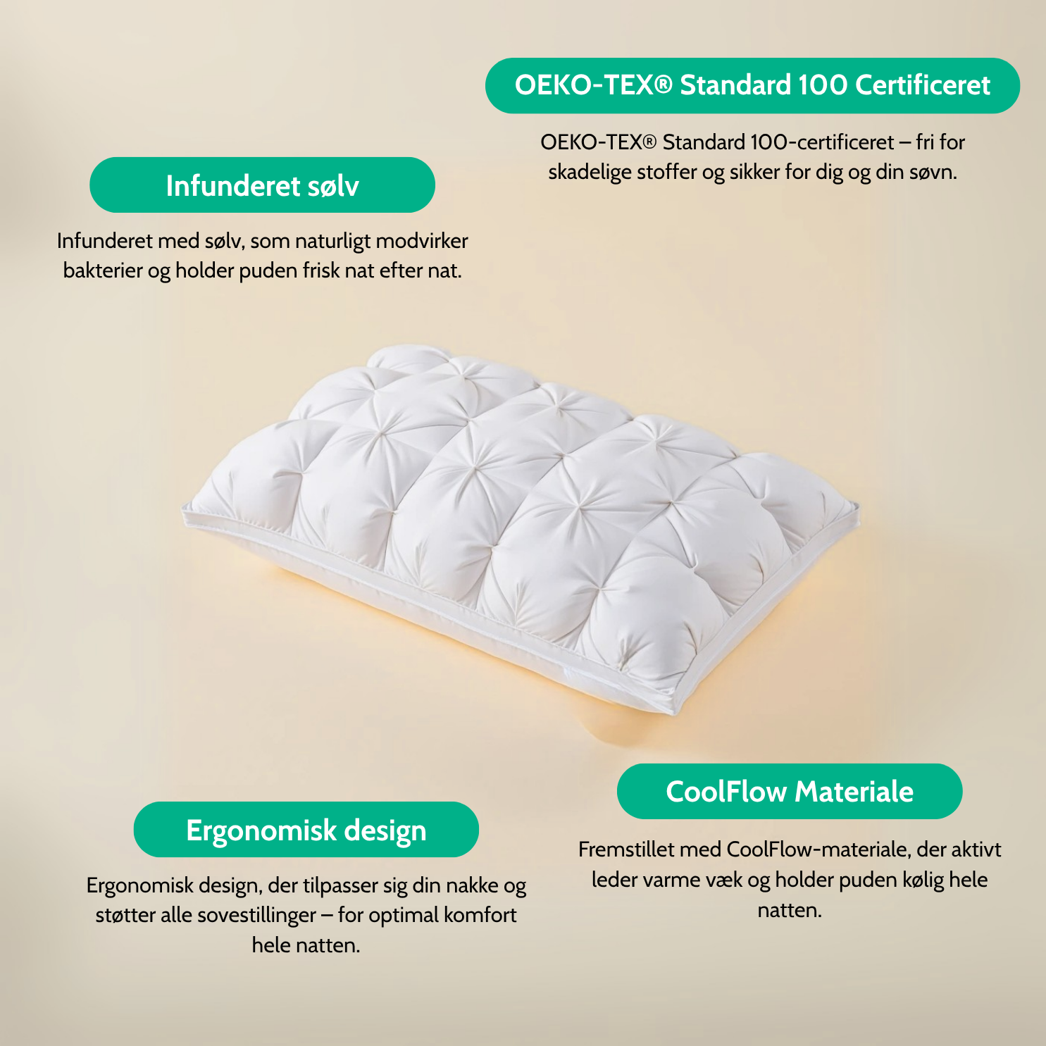 Sleepy Cloud Premium – Danmarks Mest Komfortable Hovedpude